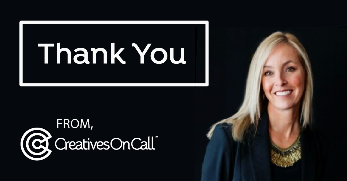 Thank You from Creatives On Call